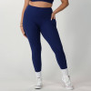 High Waisted Deep Pocket V Back Glute Contour Plus Size Workout And Yoga Leggings