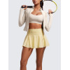 Waist Length Slim Fit Full Zip Hidden Inner Pocket Tennis And Yoga Jacket