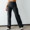 Charcoal Grey No Front Seam Tall Straight Leg Yoga Pants