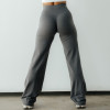 Charcoal Grey No Front Seam Tall Straight Leg Yoga Pants