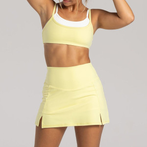 Princess Seam Activewear Skort With Built-In Pocket Shorts