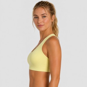 Anti-Slip Molded Cup Laser Cut High Impact Running Sports Bra