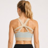 Anti-Chafe Heat-Bonded Molded Cup High Impact Strappy Running Bra