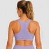 Anti-Chafe Thermal Fusion Zip Front Molded Cup High Impact Running Bra