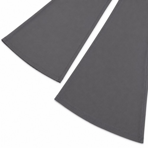 Asymmetrical Snap Overlay Flattering Studio-to-Street Skirted Flare Leggings