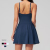Adjustable Strap V-Neck Built-In Pocket Shorts Tennis & Pilates Active Dress