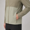 Lightweight High-Stretch Color Block Hooded Mens Running & Gym Jacket