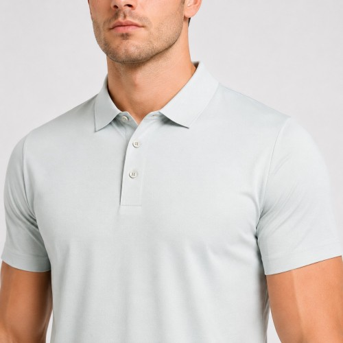 Anti-Wrinkle High-Stretch Sorona Athletic Fit Performance Golf Polo Shirt