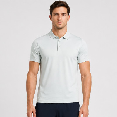 Anti-Wrinkle High-Stretch Sorona Athletic Fit Performance Golf Polo Shirt