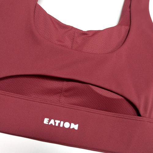 Contrast Piping Cutout Back Sports Bra & Pocket Biker Shorts Workout Set