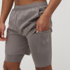 90/10 Polyester Spandex 2-In-1 Lined Mens Running Shorts