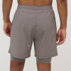 90/10 Polyester Spandex 2-In-1 Lined Mens Running Shorts