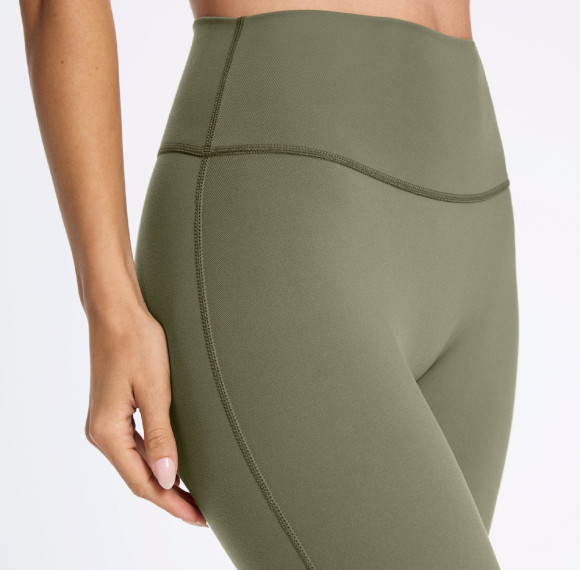75/25 Nylon Brushed No Front Seam High Waisted Workout Leggings
