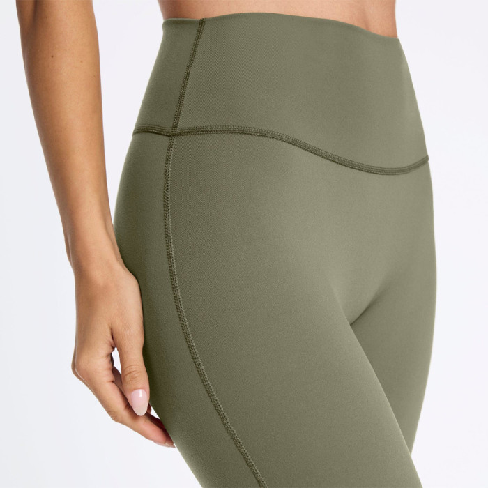 75/25 Nylon Brushed No Front Seam High Waisted Workout Leggings