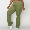 Womens Plus Size Flare Yoga Pants With High Waisted Animal Printed Leggings