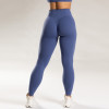 Womens Contrast Trim V Waistband Flare Yoga Pants No Front Seam Leggings