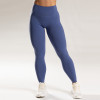 Womens Contrast Trim V Waistband Flare Yoga Pants No Front Seam Leggings