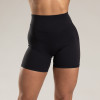 Womens High Waisted No Front Seam Scrunch Butt 6 Inch Biker Shorts