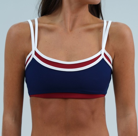 Double Layer U Neck Sports Bra with Adjustable Straps and Removable Cups — Private Label Activewear Factory