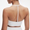 Ruched Halter V Neck Yoga Bra and Biker Shorts Set with Removable Cups — OEM Activewear Supplier