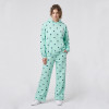 Custom 100% Cotton Polka Dot Hoodie & Wide Leg Tracksuit Set
