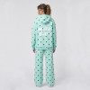 Custom 100% Cotton Polka Dot Hoodie & Wide Leg Tracksuit Set