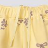 Custom 85% Cotton High Neck Embroidered Floral Sweatshirt & Shorts Set