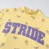 Custom 85% Cotton High Neck Embroidered Floral Sweatshirt & Shorts Set