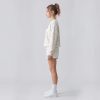 Custom European Fleece Snowflake Print Embroidered Crewneck & Shorts Set