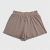 Custom Waffle-Textured Lounge Set with Adjustable Collar & Button Shorts