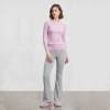 Custom Cropped Coverstitch Top & Fold-Over Flare Lounge Set