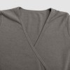 Custom Wrap-Cross V-Neck Lounge Set with Pocket Wide-Leg Trousers