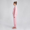Custom Raglan Crewneck Lounge Set with Side-Slit Wide-Leg Pants