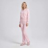 Custom Cropped Zip Hoodie & Fold-Over Flare Pants Lounge Set