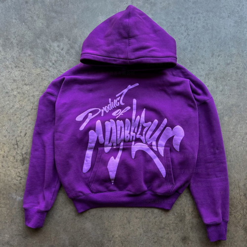 Heavyweight Custom Puff Print Graphic Hoodies - Private Label Streetwear Manufacturer