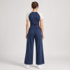 Insignia Blue Color Block Wide Leg Tracksuit