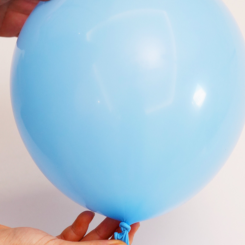 Blowing up balloons