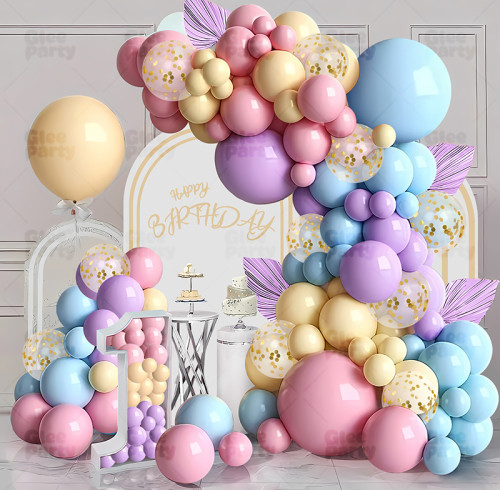 Anniversary Celebration Party Balloon Set Wedding Balloon Chain Birthday Wedding Decoration Arches
