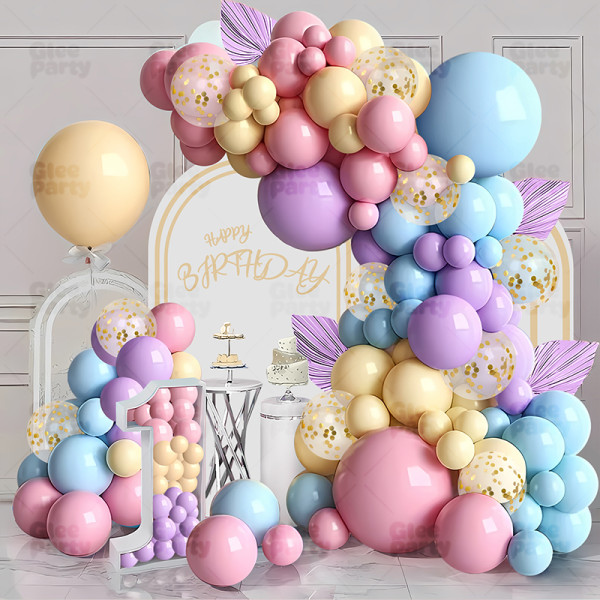 Anniversary Celebration Party Balloon Set Wedding Balloon Chain Birthday Wedding Decoration Arches