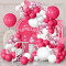 Birthday Party Balloon Set Decoration Scene Decoration Supplies Premium Package Pink Girl Dress Up