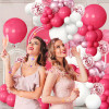 Birthday Party Balloon Set Decoration Scene Decoration Supplies Premium Package Pink Girl Dress Up