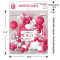 Birthday Party Balloon Set Decoration Scene Decoration Supplies Premium Package Pink Girl Dress Up