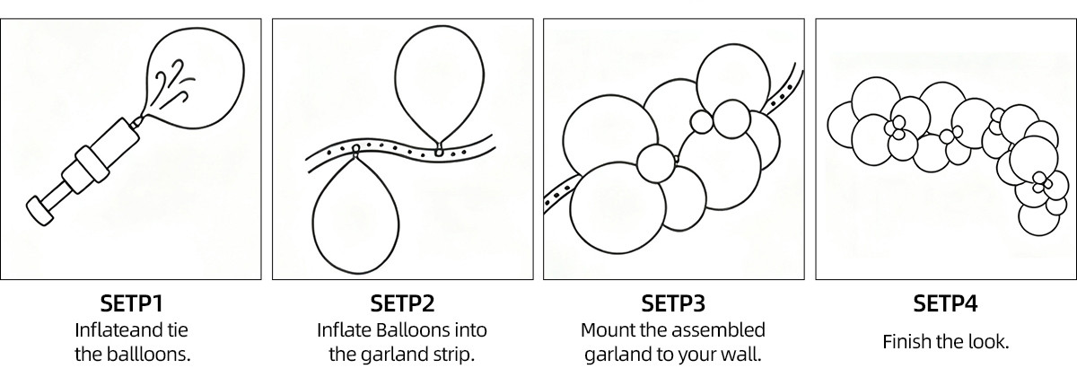 Balloon installation steps