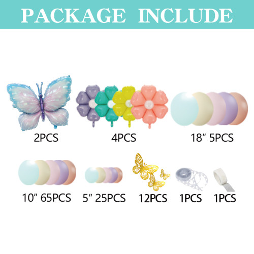 Opening Arch Balloon Chain Party Balloon Set  Decoration Package Set Premium Scene Supplies