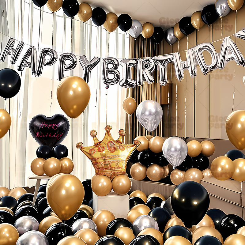 Birthday Party Balloon Set, scene arrangement, props, high-end package, atmosphere package