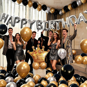 Birthday Party Balloon Set, scene arrangement, props, high-end package, atmosphere package