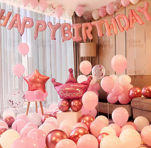 Birthday Party Balloon Set, scene arrangement, props, high-end package, atmosphere package