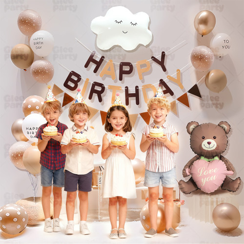 Ins Children's Birthday Baby's Birthday Gift Decoration Supplies Balloon Set, Party Balloon Set