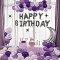 Birthday  party balloon set, decoration scene, background wall props, high-end atmosphere