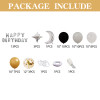 Birthday  party balloon set, decoration scene, background wall props, high-end atmosphere